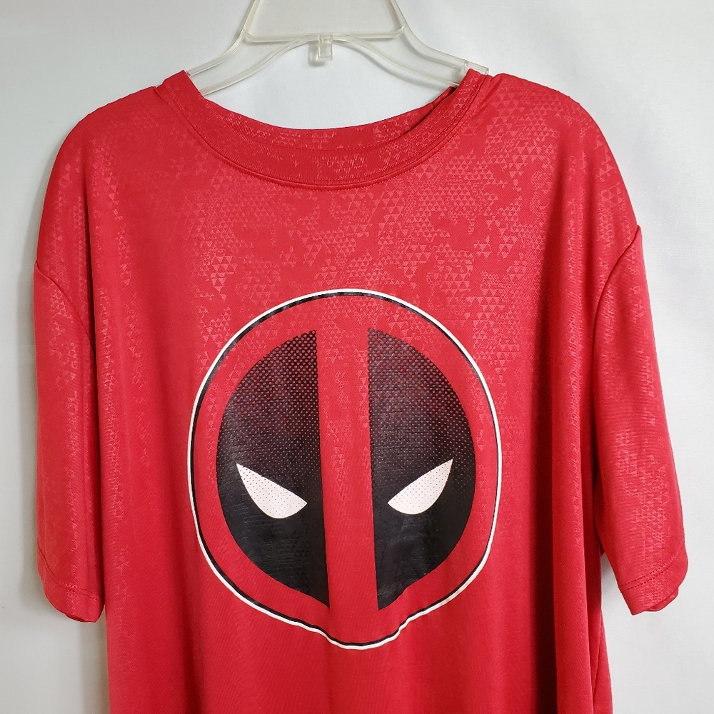 Marvel Graphic T-shirt Deadpool Logo Sz XL - Picture 4 of 4